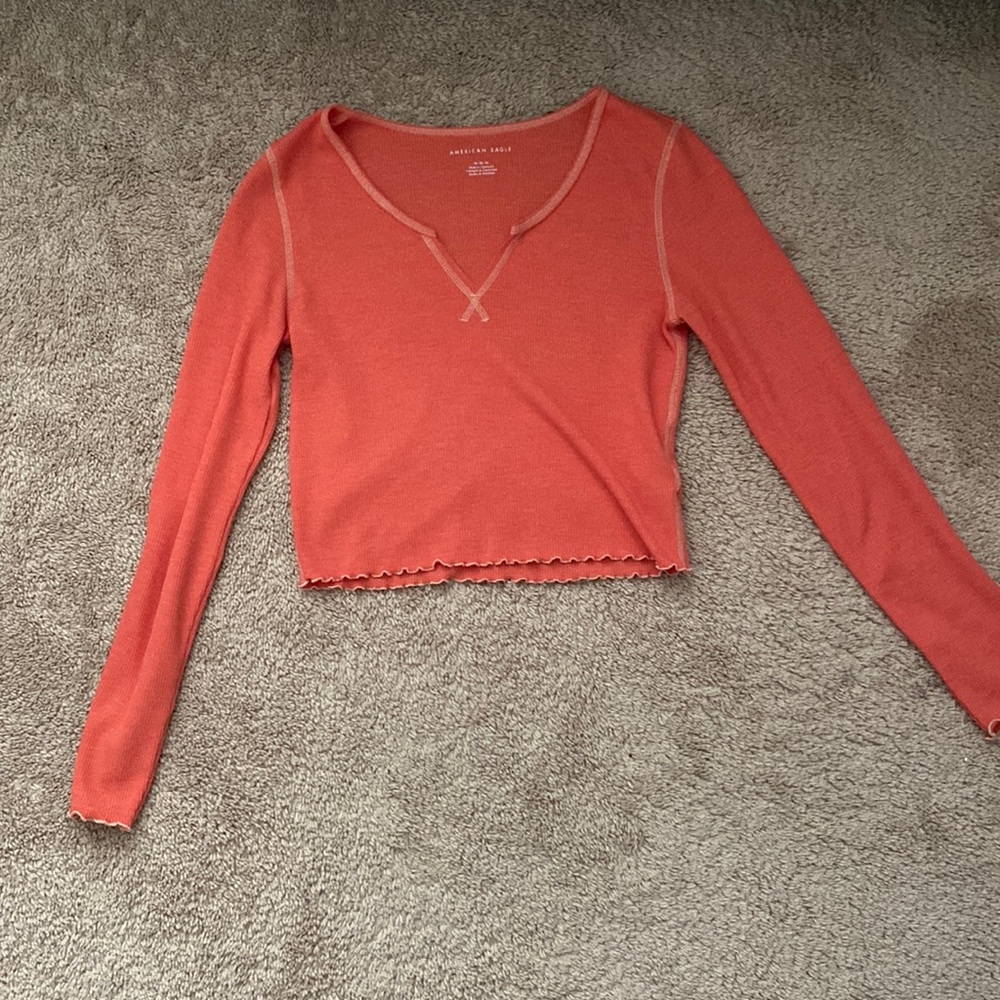 Coral long sleeve from American eagle